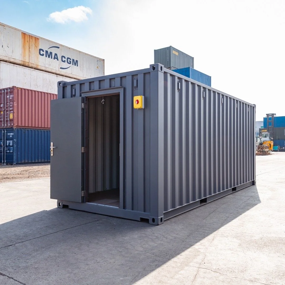 Enhanced 20ft Standard Shipping Container - Grey Finish - photo 1