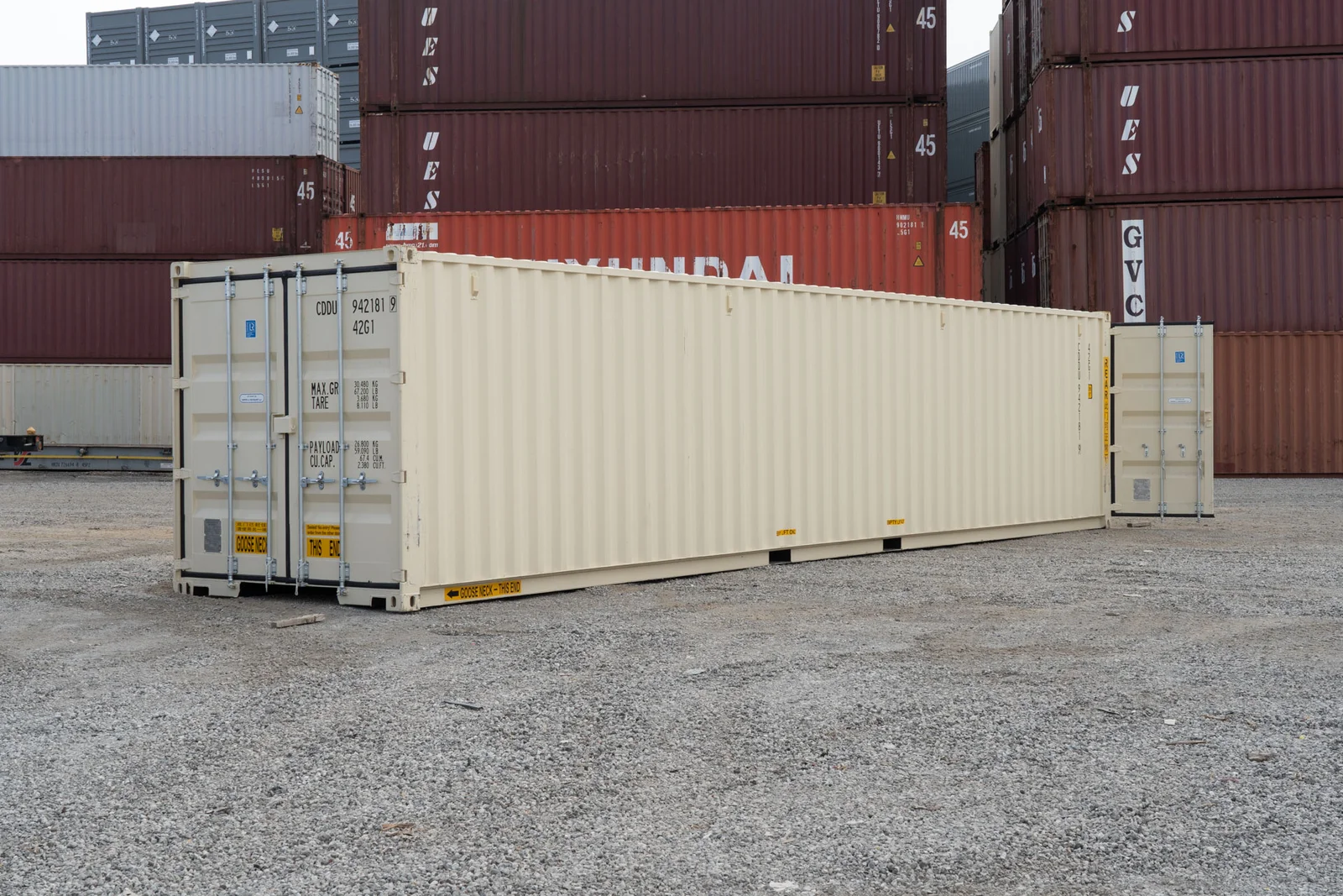 40-Foot Double Door Shipping Container - photo 1