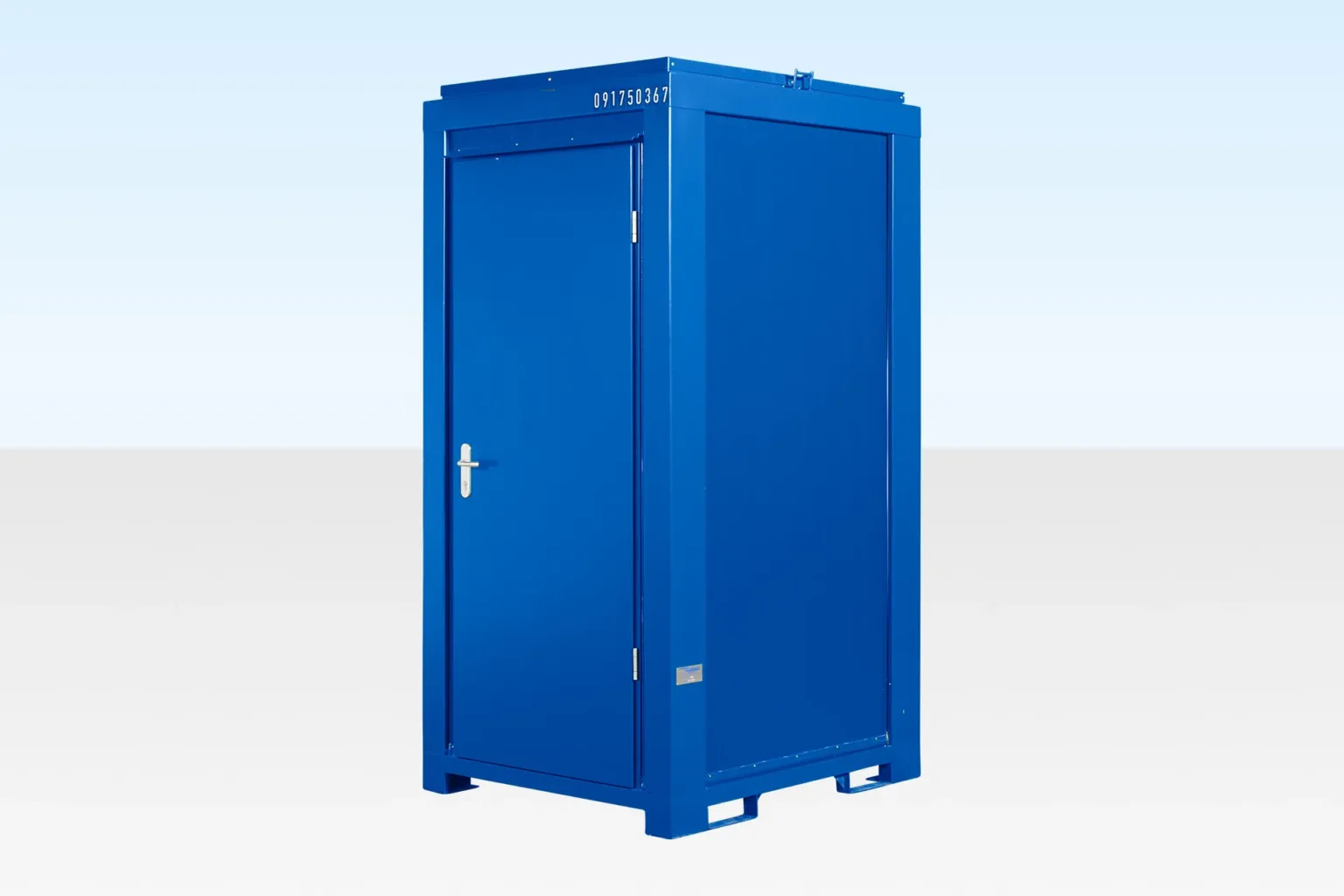 5Ft x 4Ft Single Mains Toilet - Blue Portable Toilet Unit - photo 2
