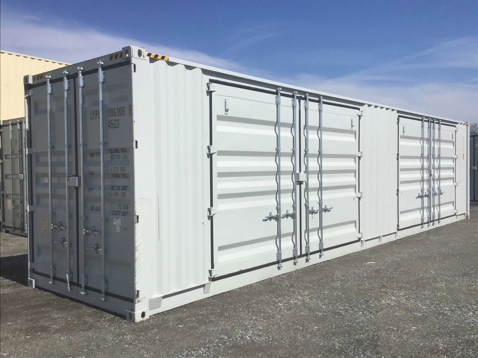 40ft High Cube Container with 2 Side Doors - One Trip - photo 1