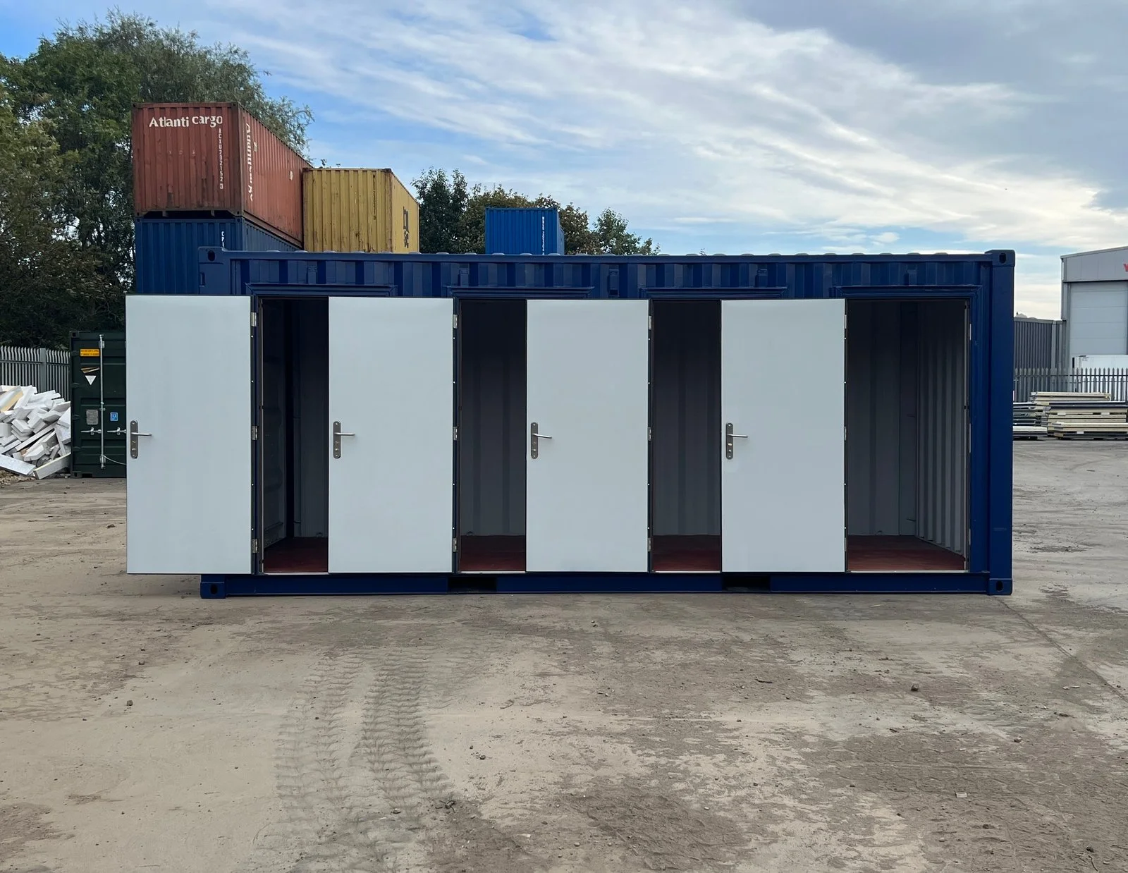 20ft Corten Steel Container With Oversized Roll-Up Door