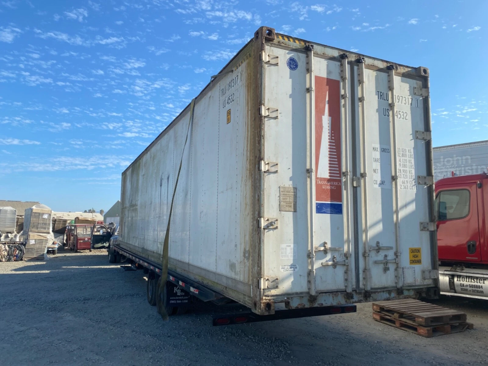 40ft Refrigerated Shipping Container With Custom Side Door Access - photo 1