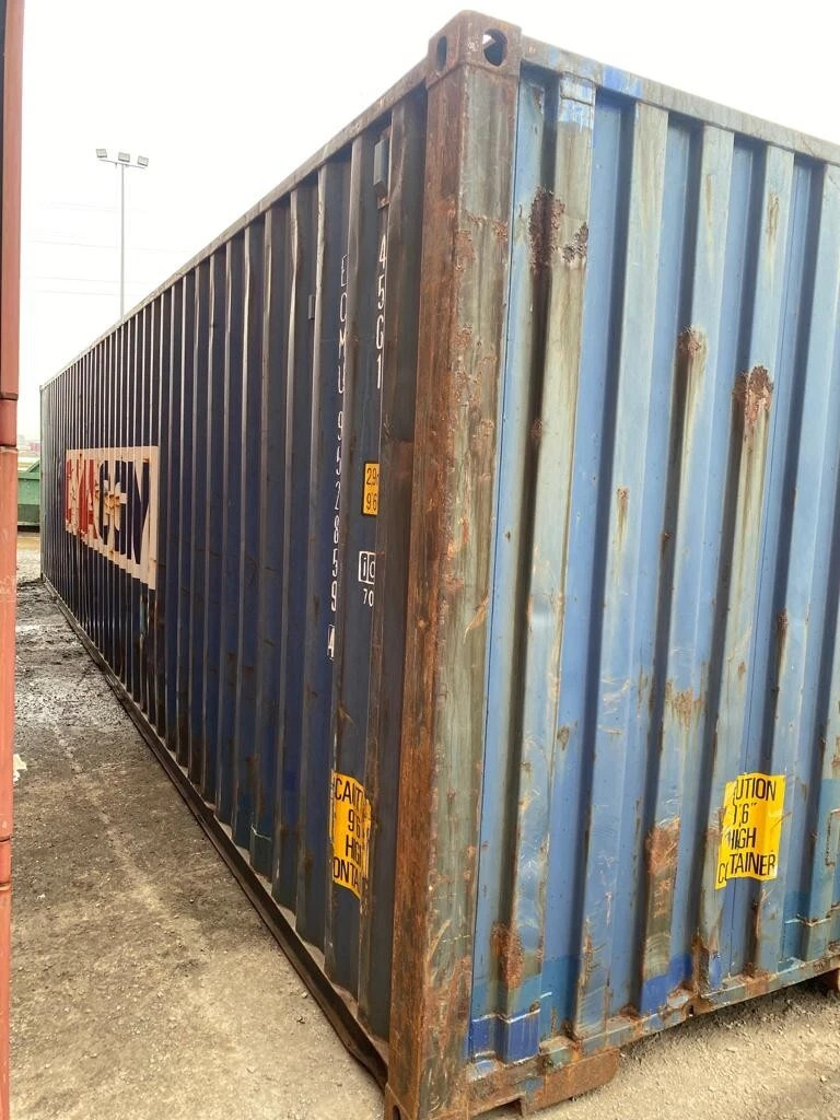 Used 40ft shipping container for secure commercial storage