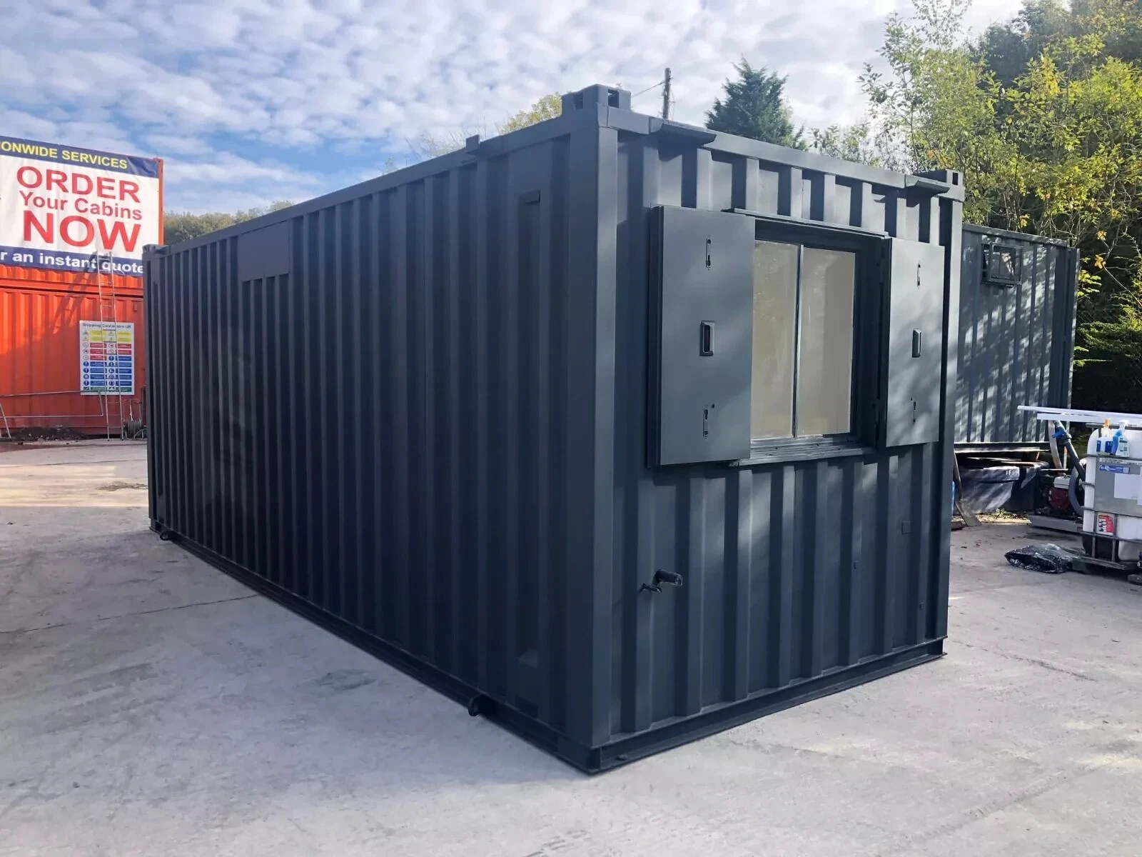 20FT X 8FT Office/Canteen/Toilet Anti Vandal Shipping Container - photo 5