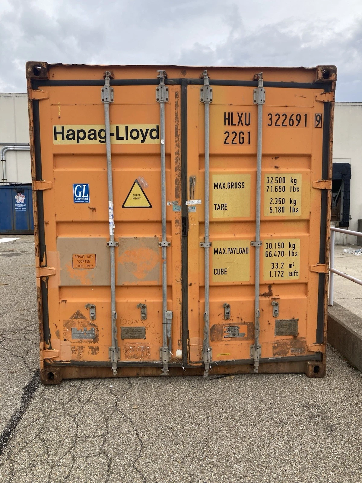 20ft Containment Storage Container With Ventilation & Lockable Doors - photo 4