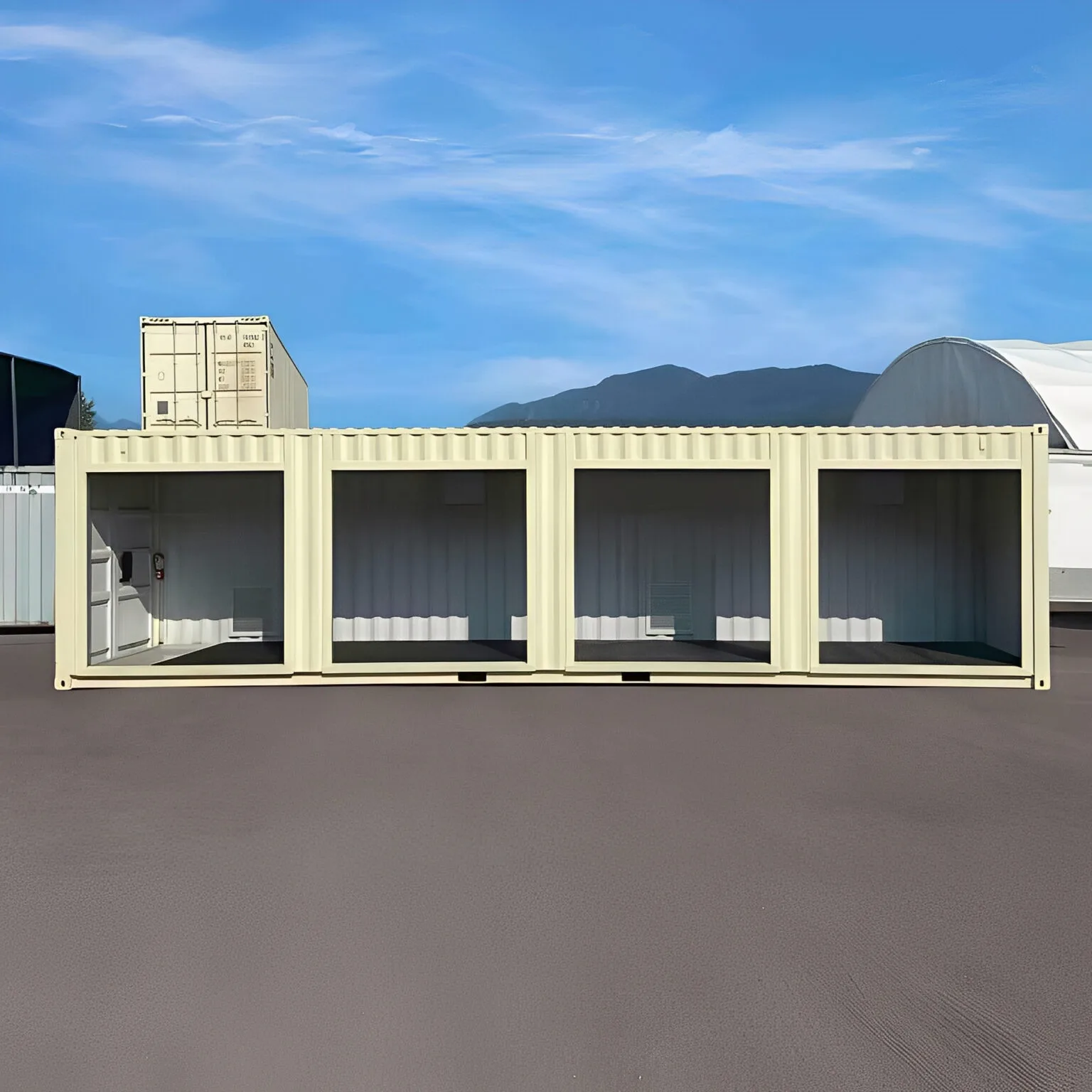 40ft High Cube Shipping Container With 4 Roll-Up Doors - photo 2