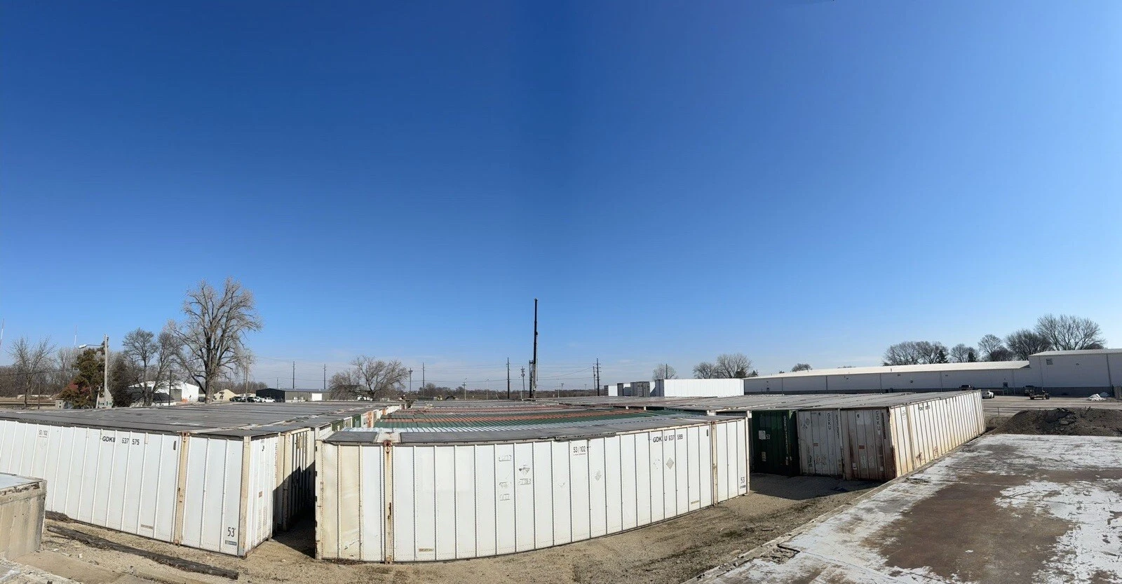 53ft high cube galvanized aluminum shipping container for freight and warehouse storage