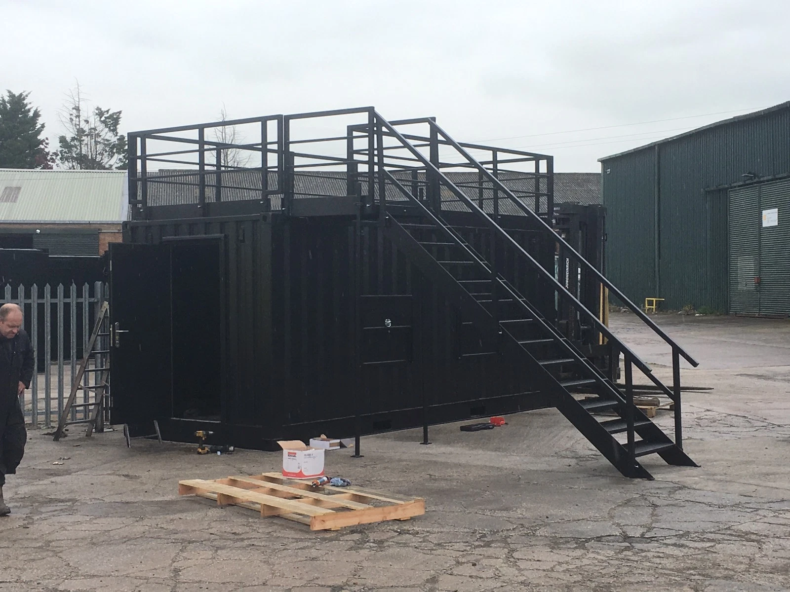 20ft Side Door One Trip Shipping Container - photo 1