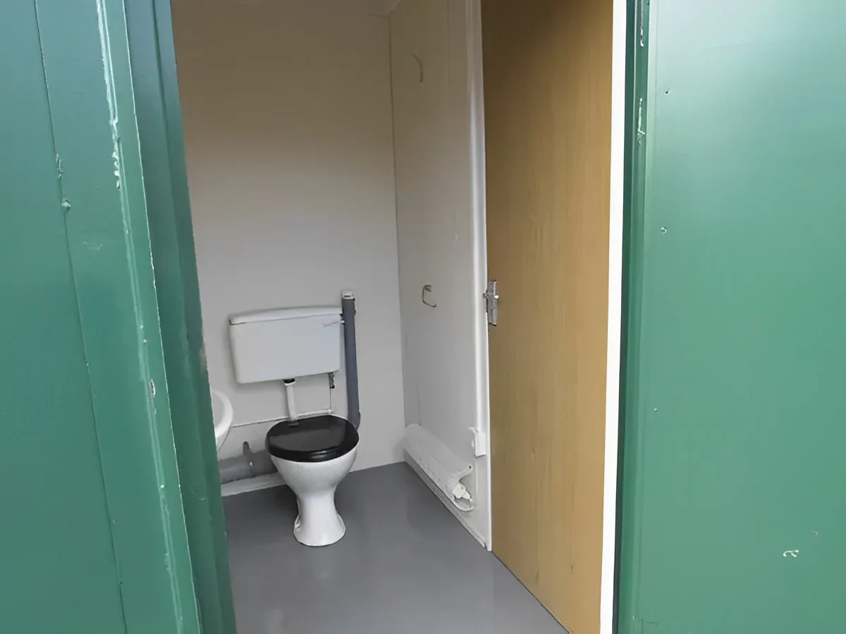 2+1 Steel Toilet Cabin 12Ft x 9Ft - Portable Site Toilet Block - photo 6