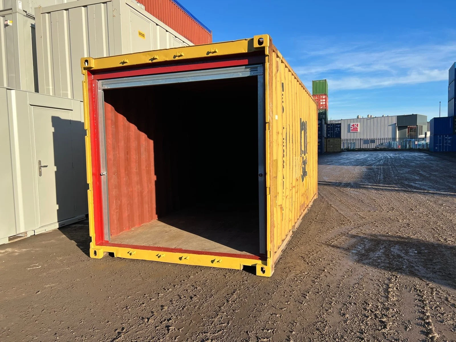 20ft Shipping Container With Roller Shutter Door For Sale - photo 3