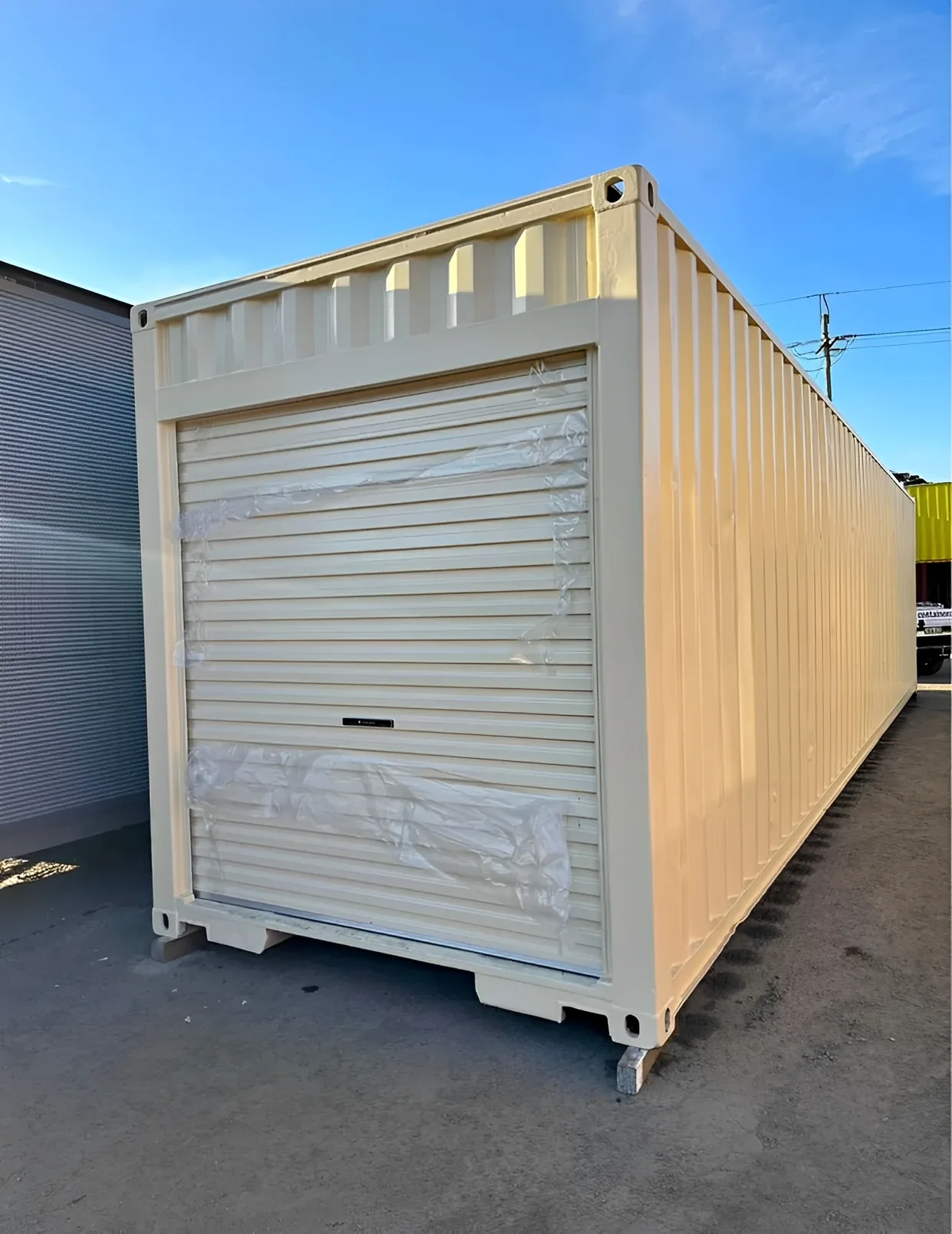 40ft X 8ft Shipping Container With Roll-Up Door - photo 1