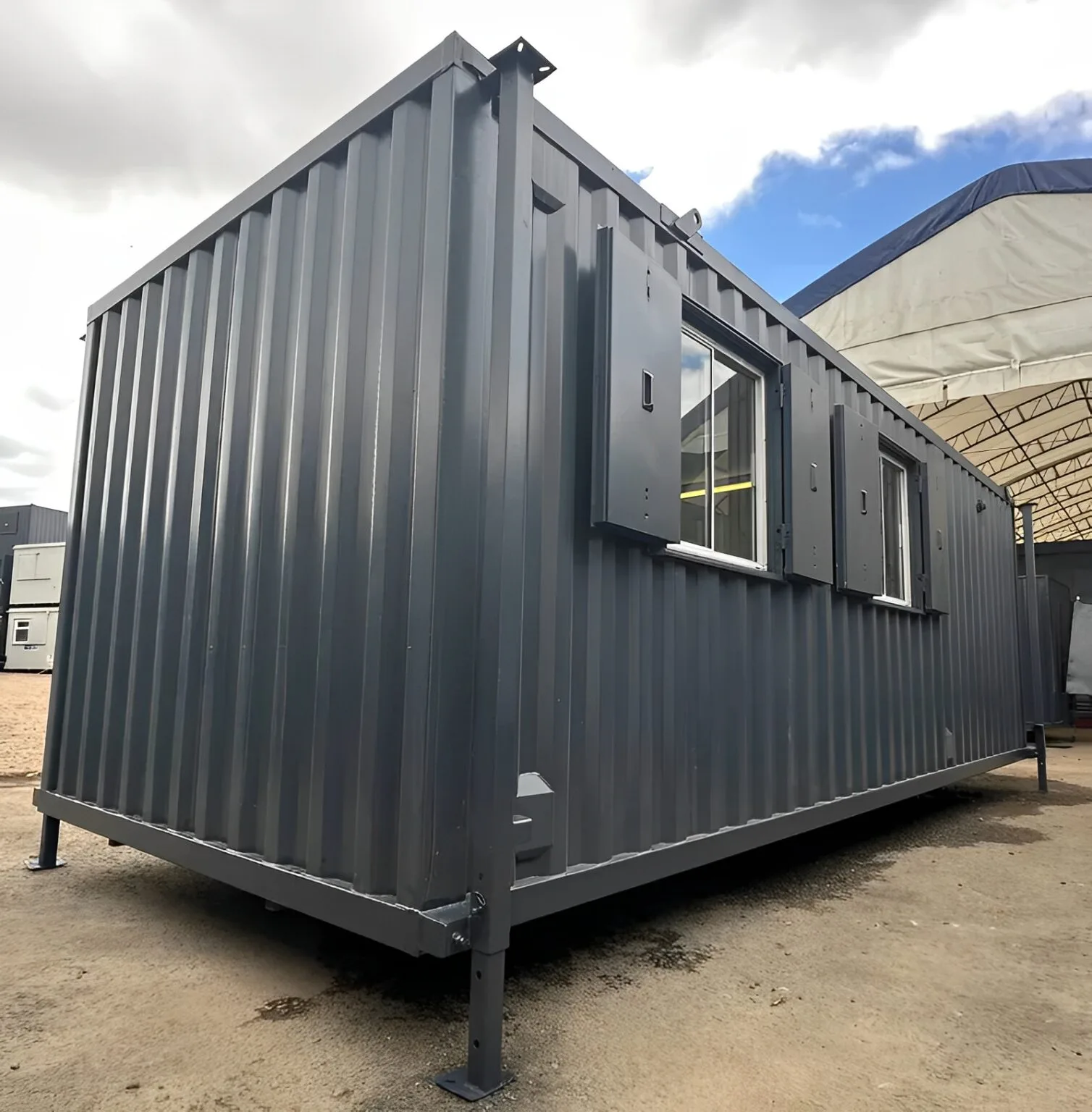 24 x 9Ft Anti Vandal Cabin \| Office, Canteen, Toilet & Generator - photo 1