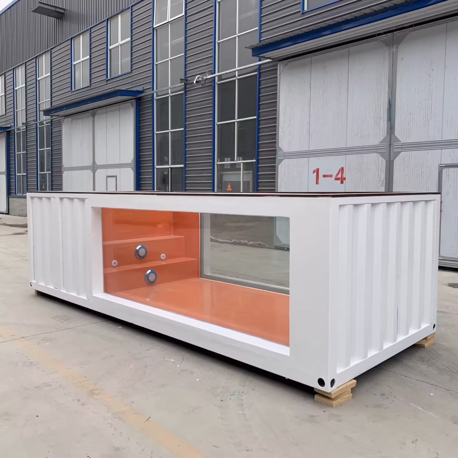 20ft Container Swimming Pool With Fiberglass Window - photo 1