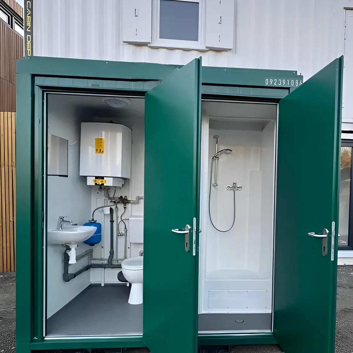 8Ft x 5Ft Mains Toilet & Shower Cabin for Sale - photo 1
