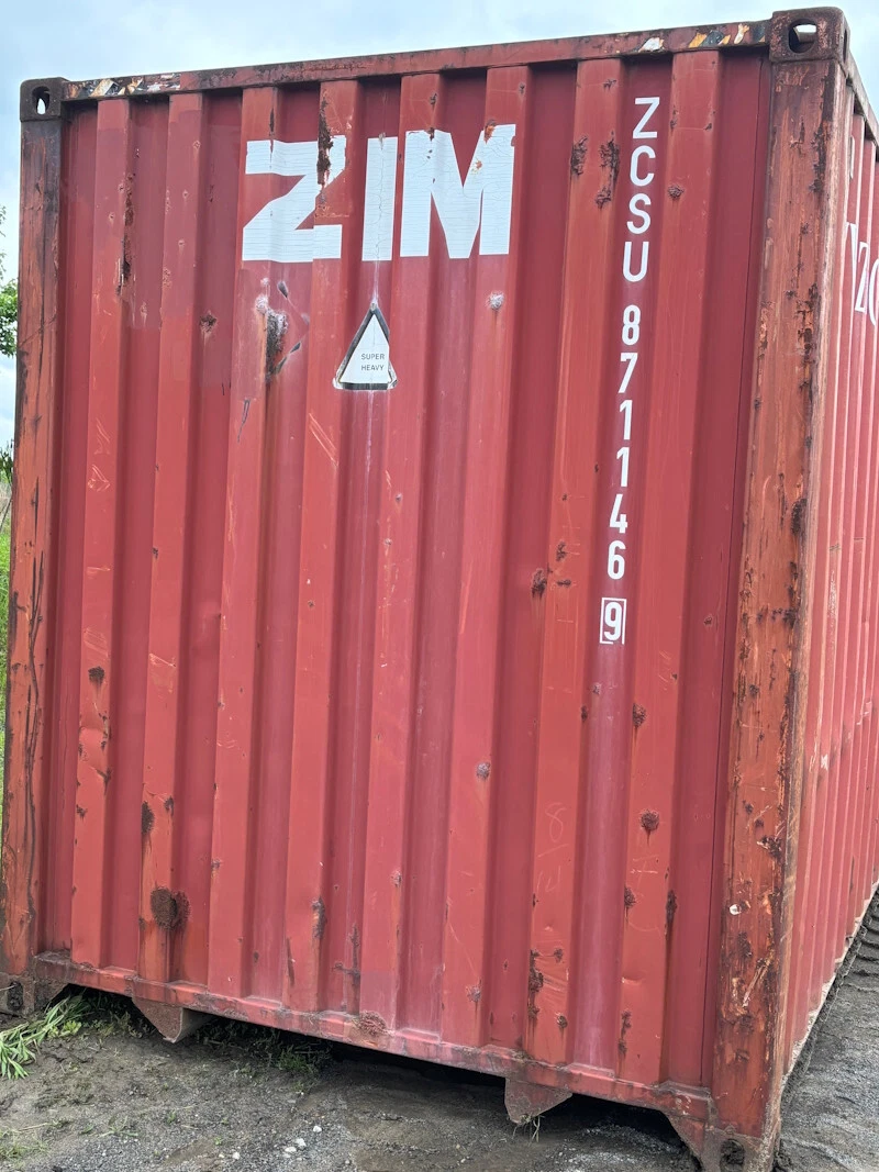 45ft Steel Shipping Container Red - Used - photo 5