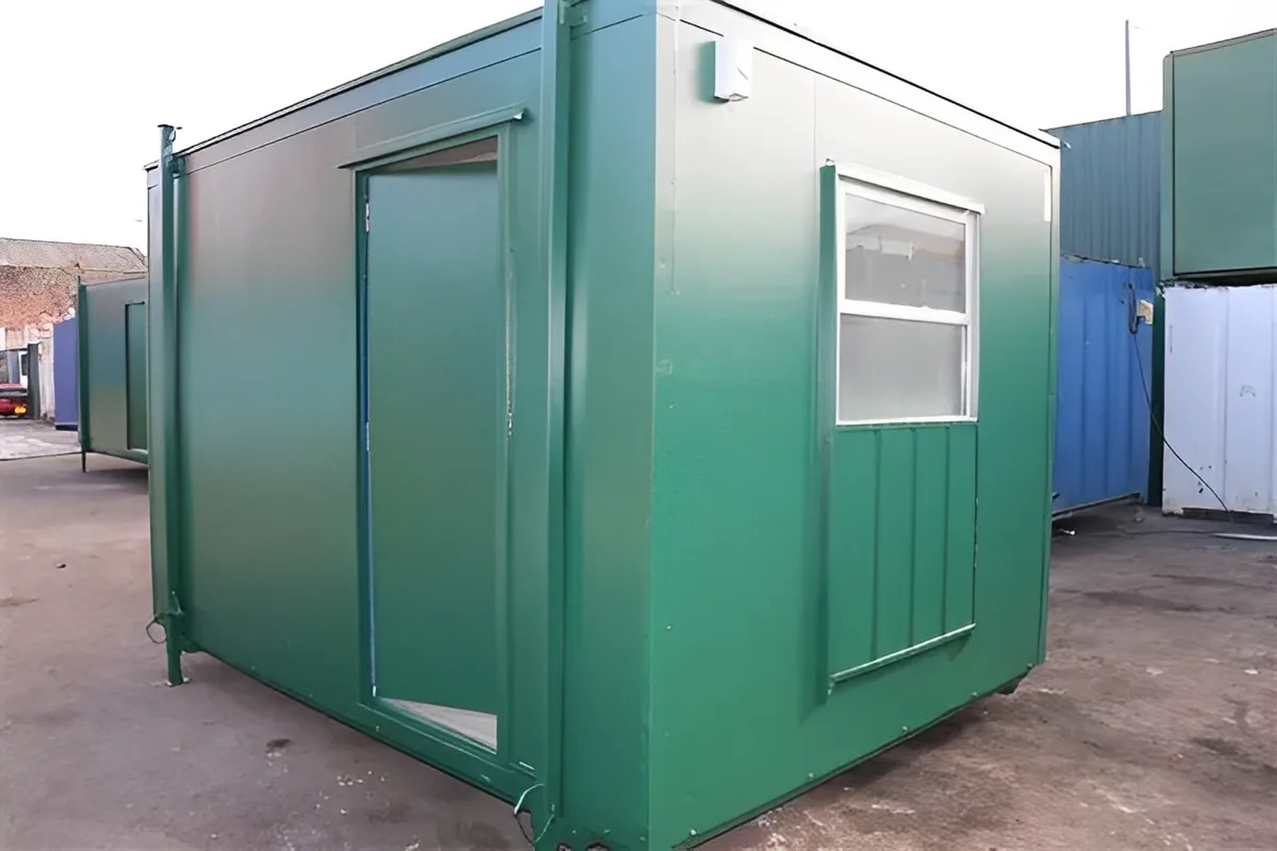 12Ft x 8Ft Steel Anti-Vandal Canteen Cabin - photo 1