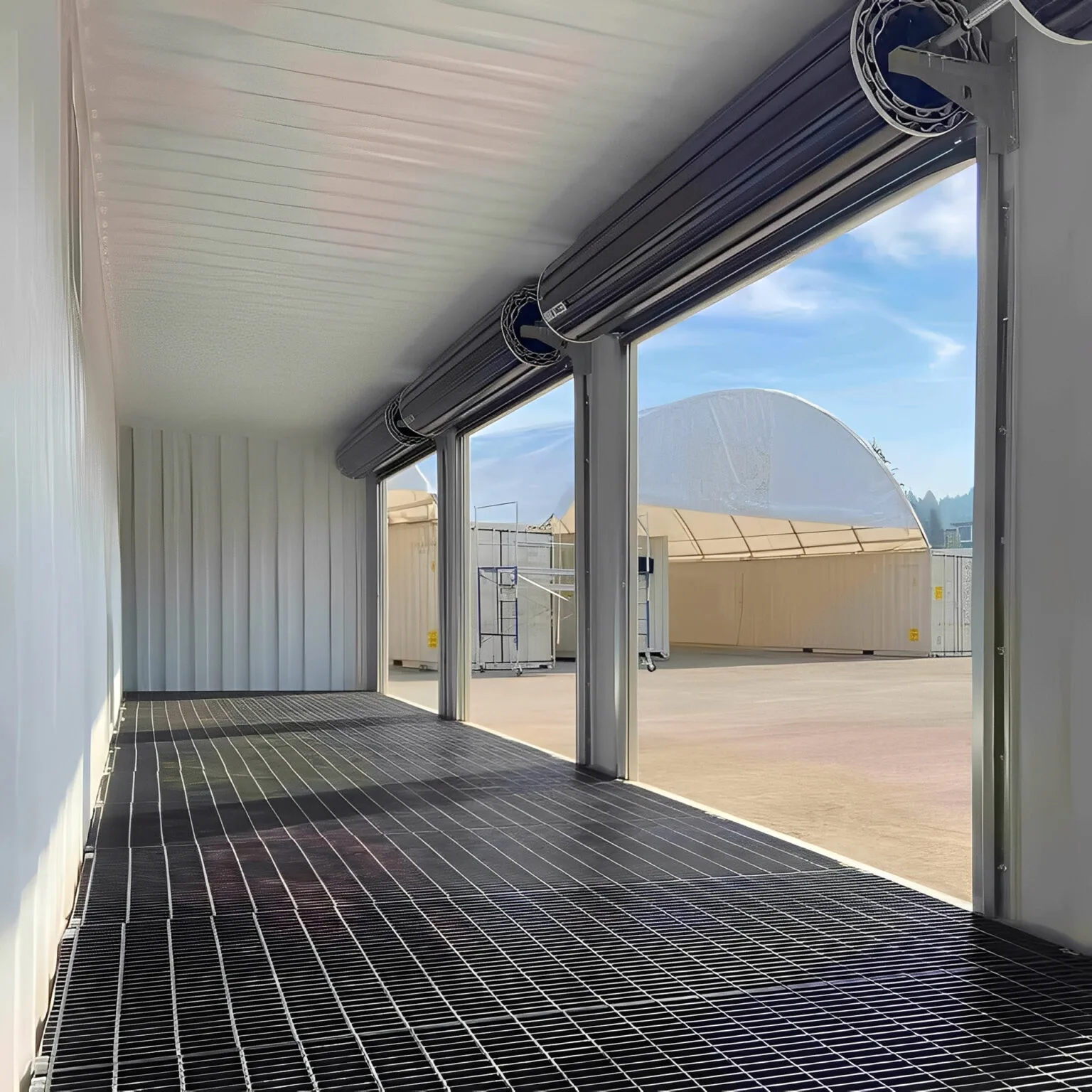 40ft High Cube Shipping Container With 4 Roll-Up Doors - photo 3