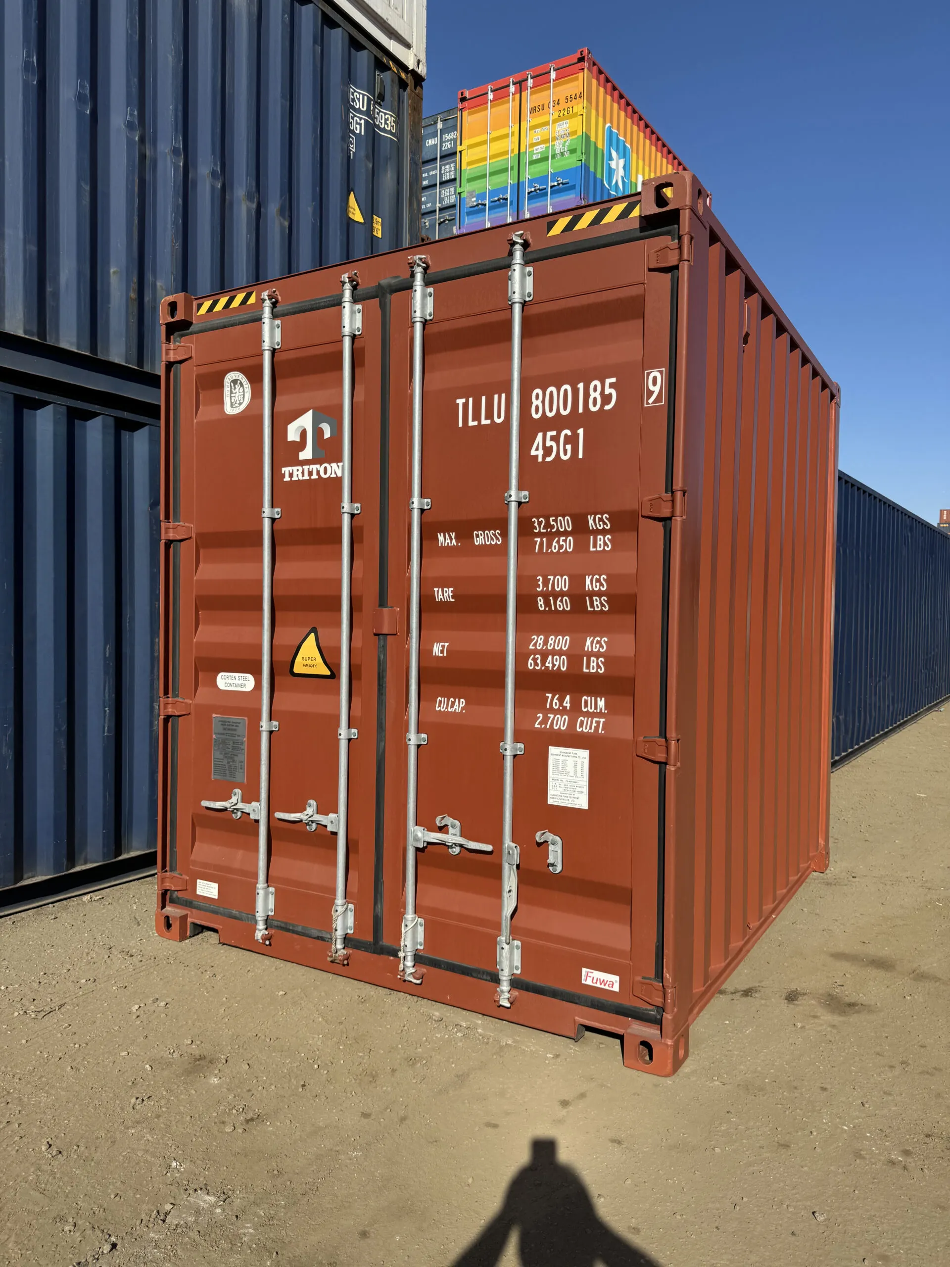 10ft Standard Non-Iso Container - photo 2