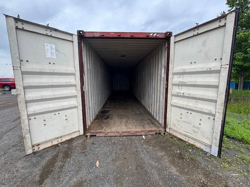 45ft Steel Shipping Container Red - Used - photo 4