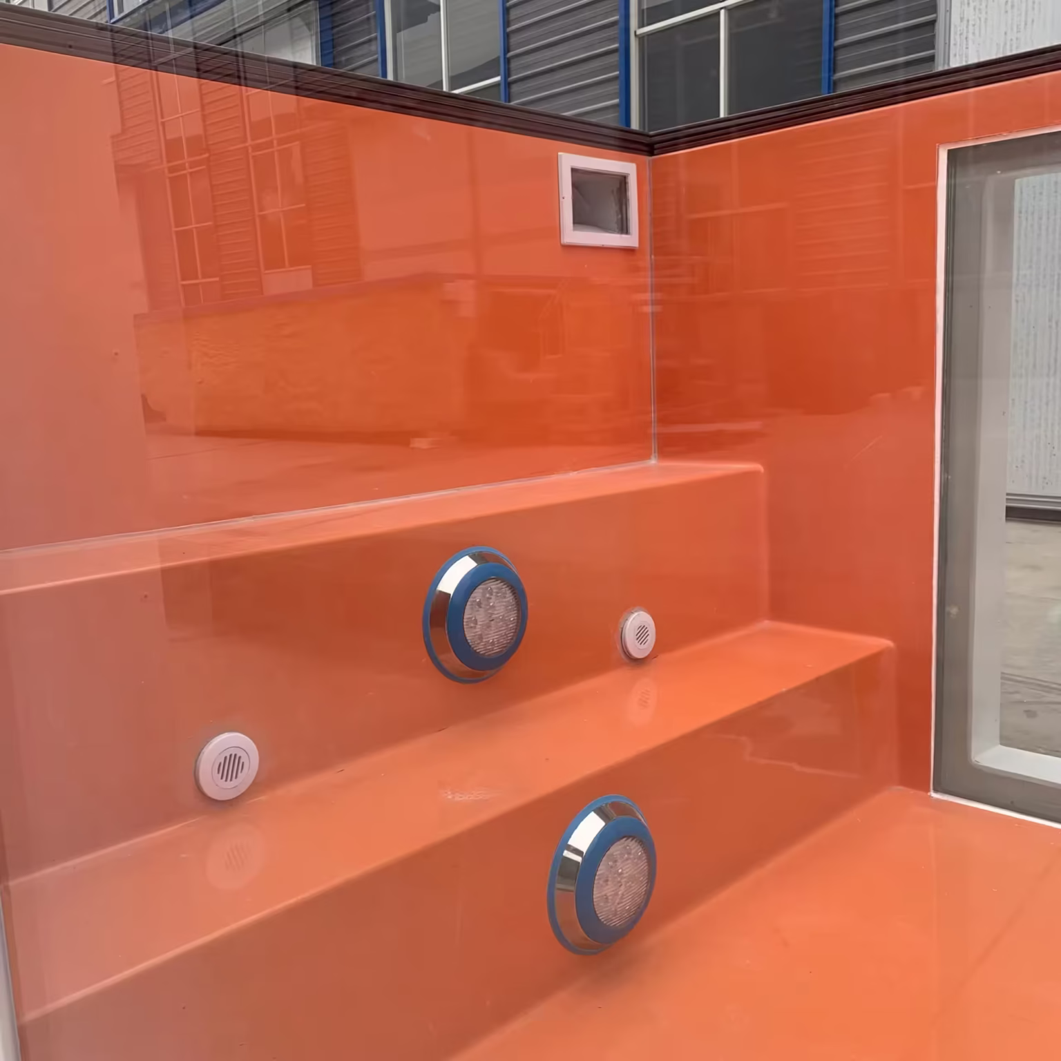 20ft Container Swimming Pool With Fiberglass Window - photo 5