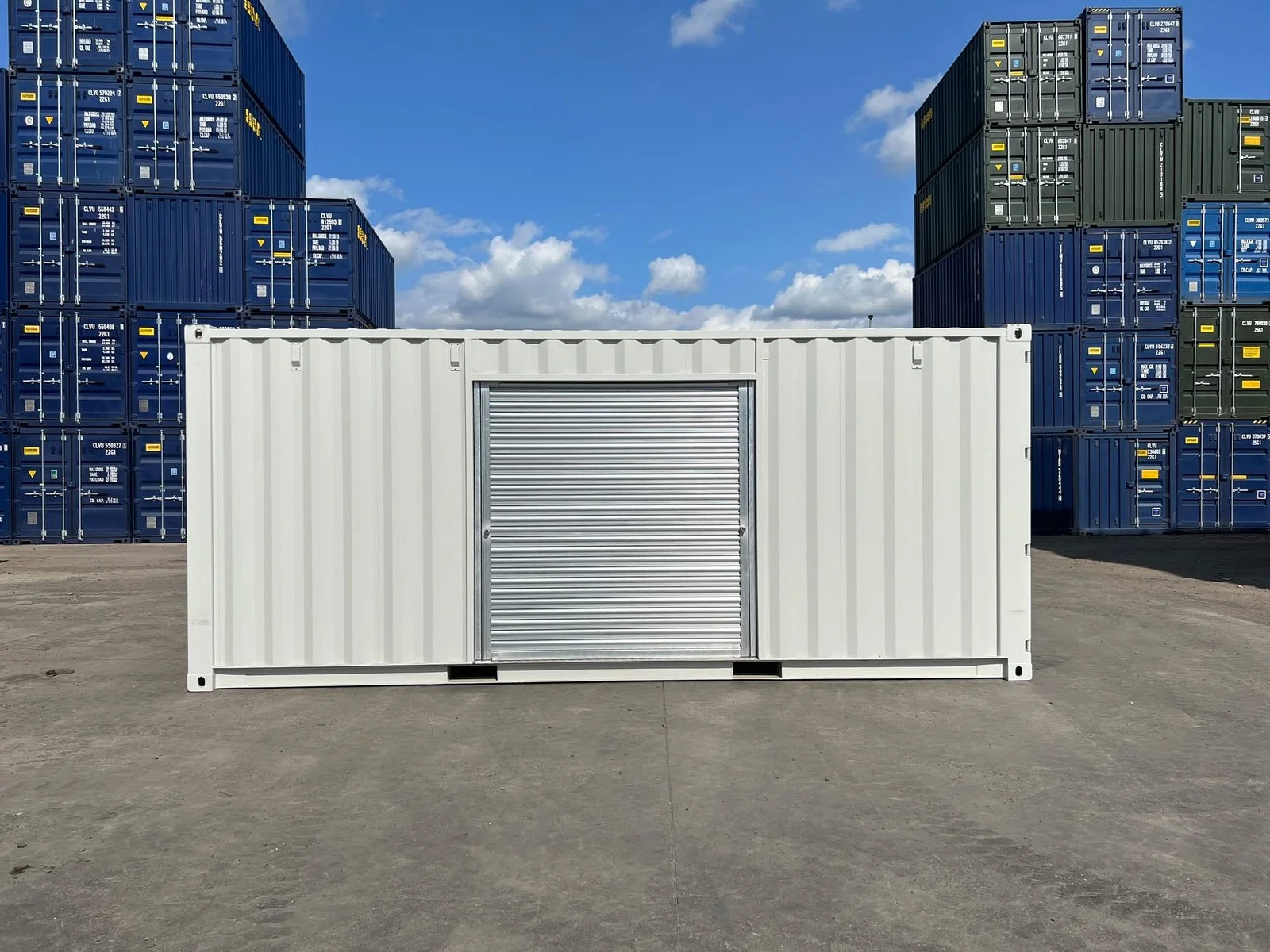20ft Custom Shipping Container - Roller Shutter RAL 7035 - photo 4