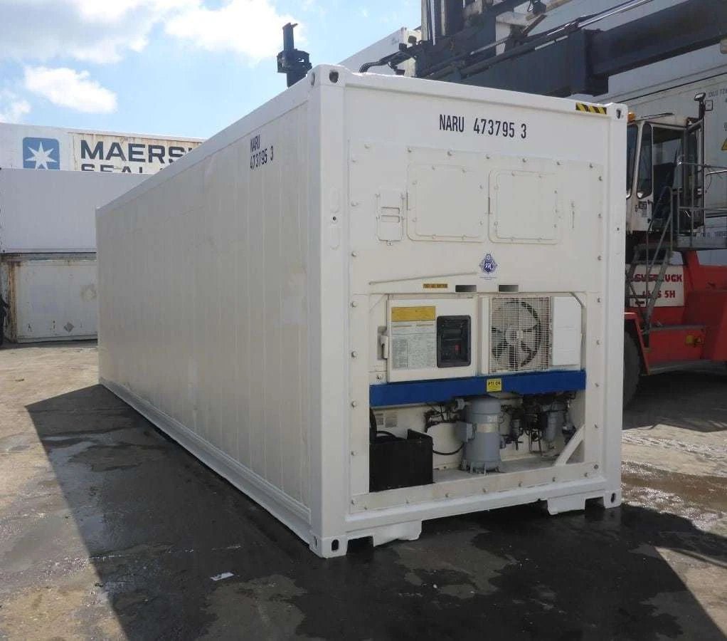 30ft freezer container with integrated refrigeration system for cold storage