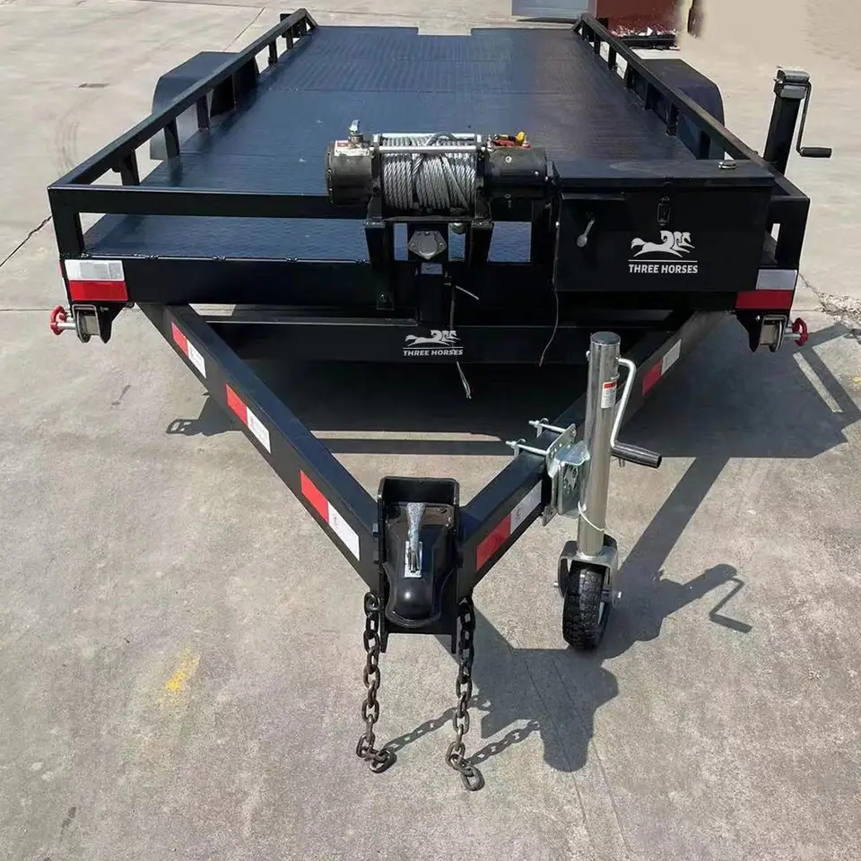 2 Axle 10 Ton Car Hauling Utility Trailer for Sale - photo 4