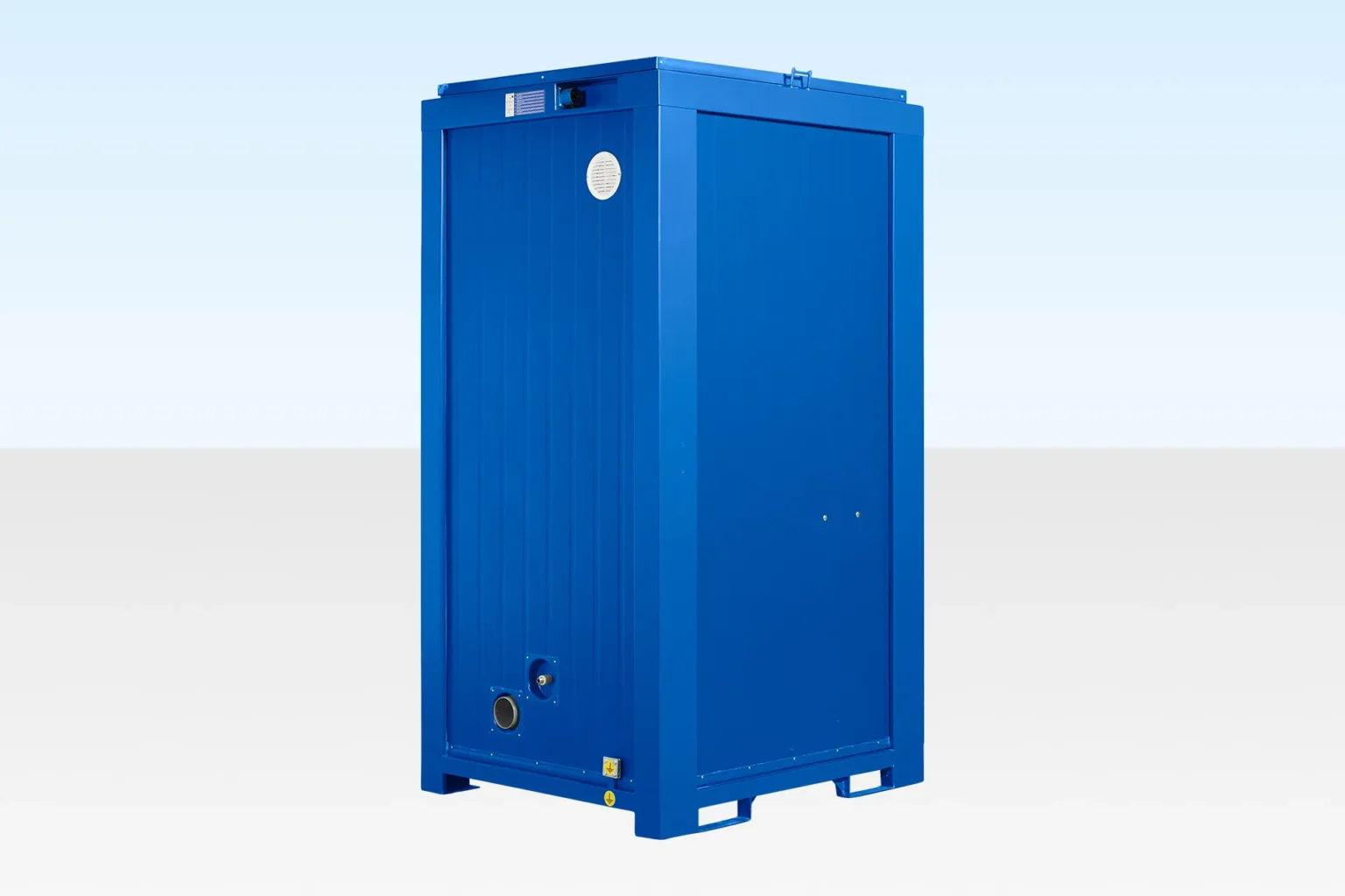 5Ft x 4Ft Single Mains Toilet - Blue Portable Toilet Unit - photo 3