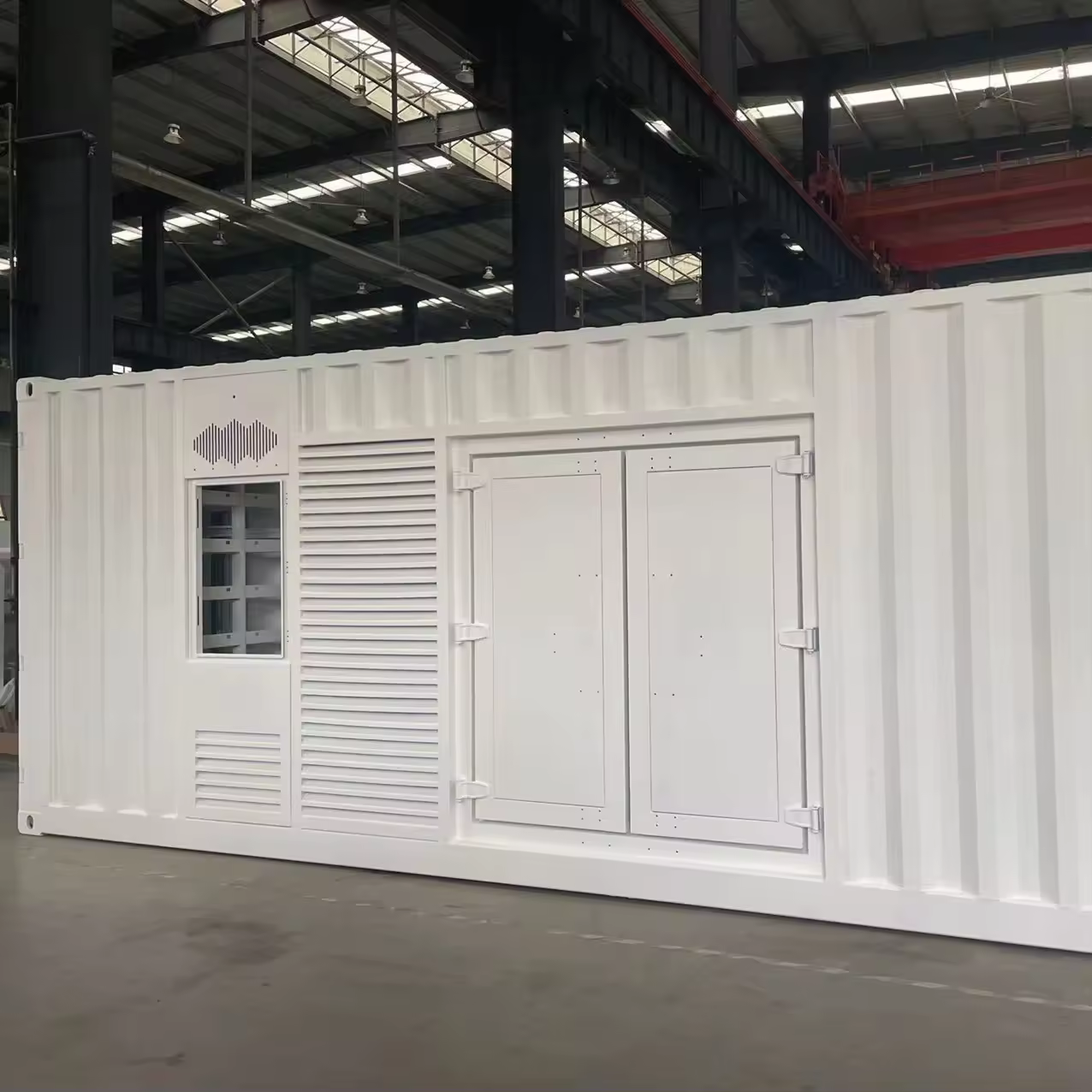 Customized shipping container house with modern residential design