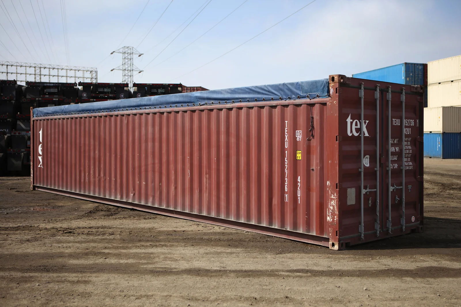 40-Foot Open Top Shipping Container - Cargo-Worthy - photo 1