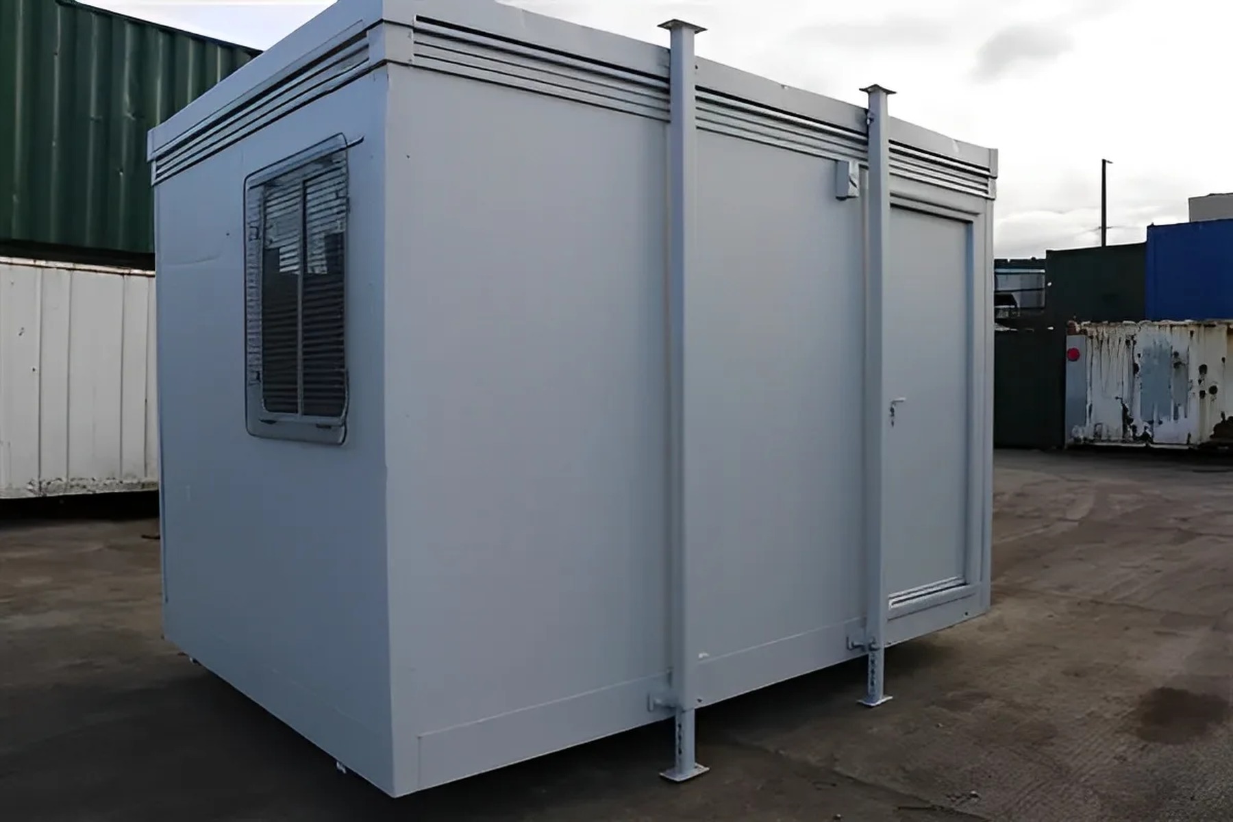 12Ft x 8Ft Steel Anti-Vandal Office Cabin for Sale - photo 1