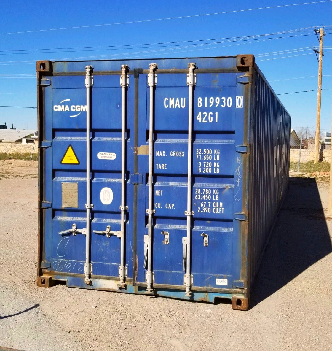 Used 40ft Standard Shipping Container (WWT) - photo 2
