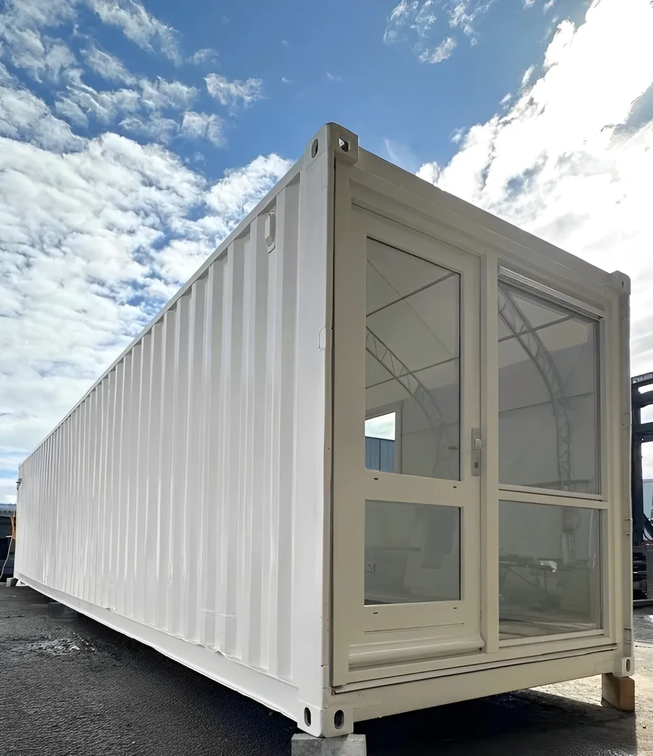 Converted 40ft Shipping Container Office \| Open Plan Portable Office - photo 5
