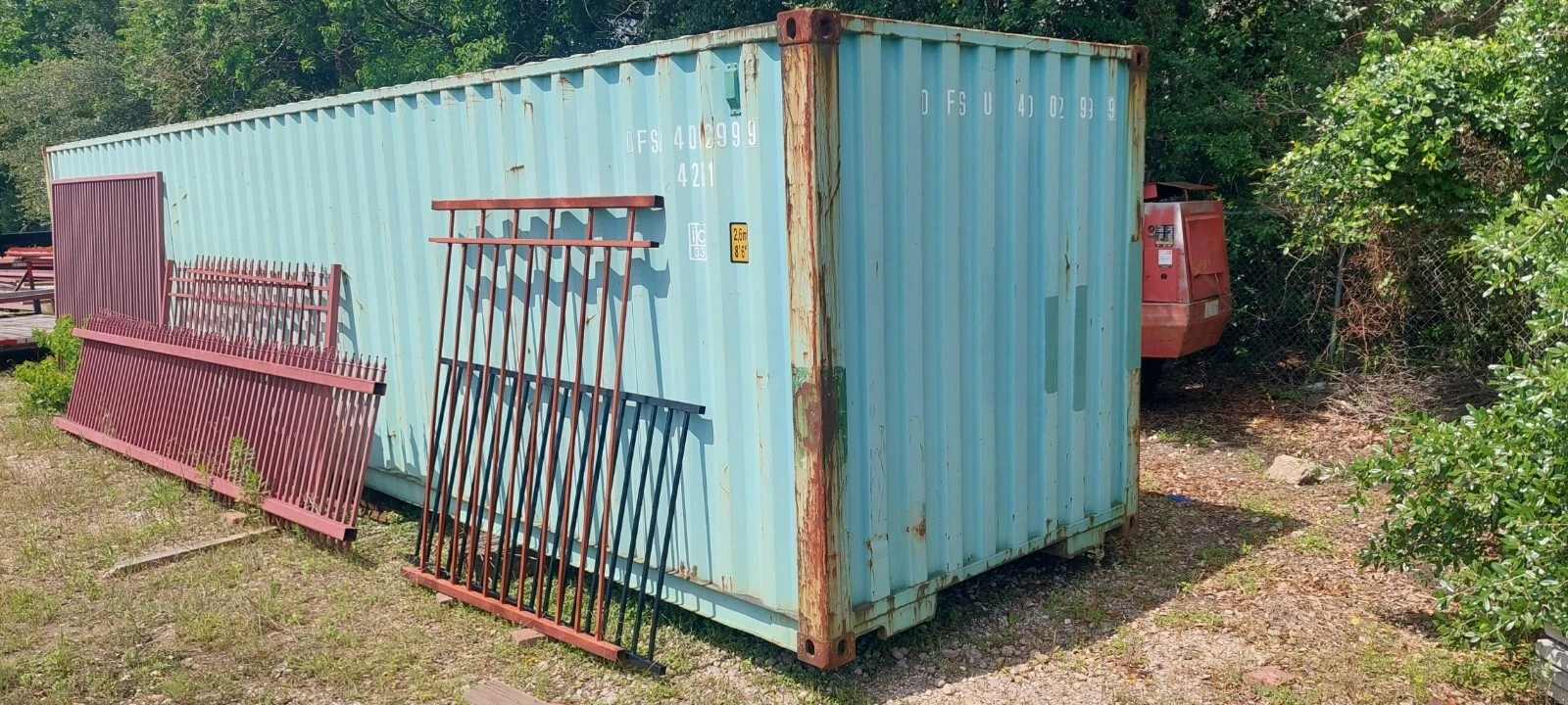 40ft watertight shipping container for secure outdoor storage