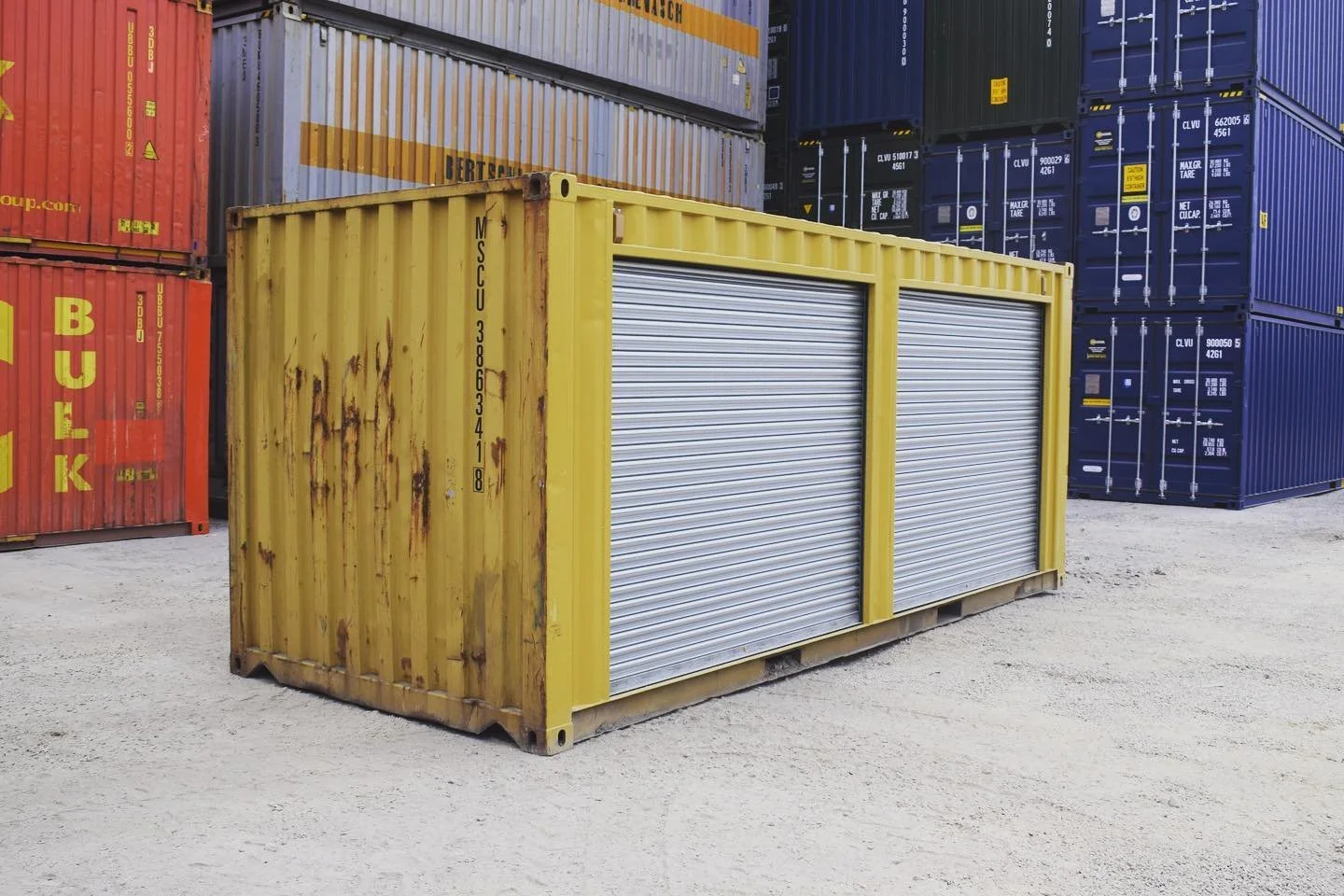 Yellow 20ft Container - Dual Side Roll-Up Doors - photo 2