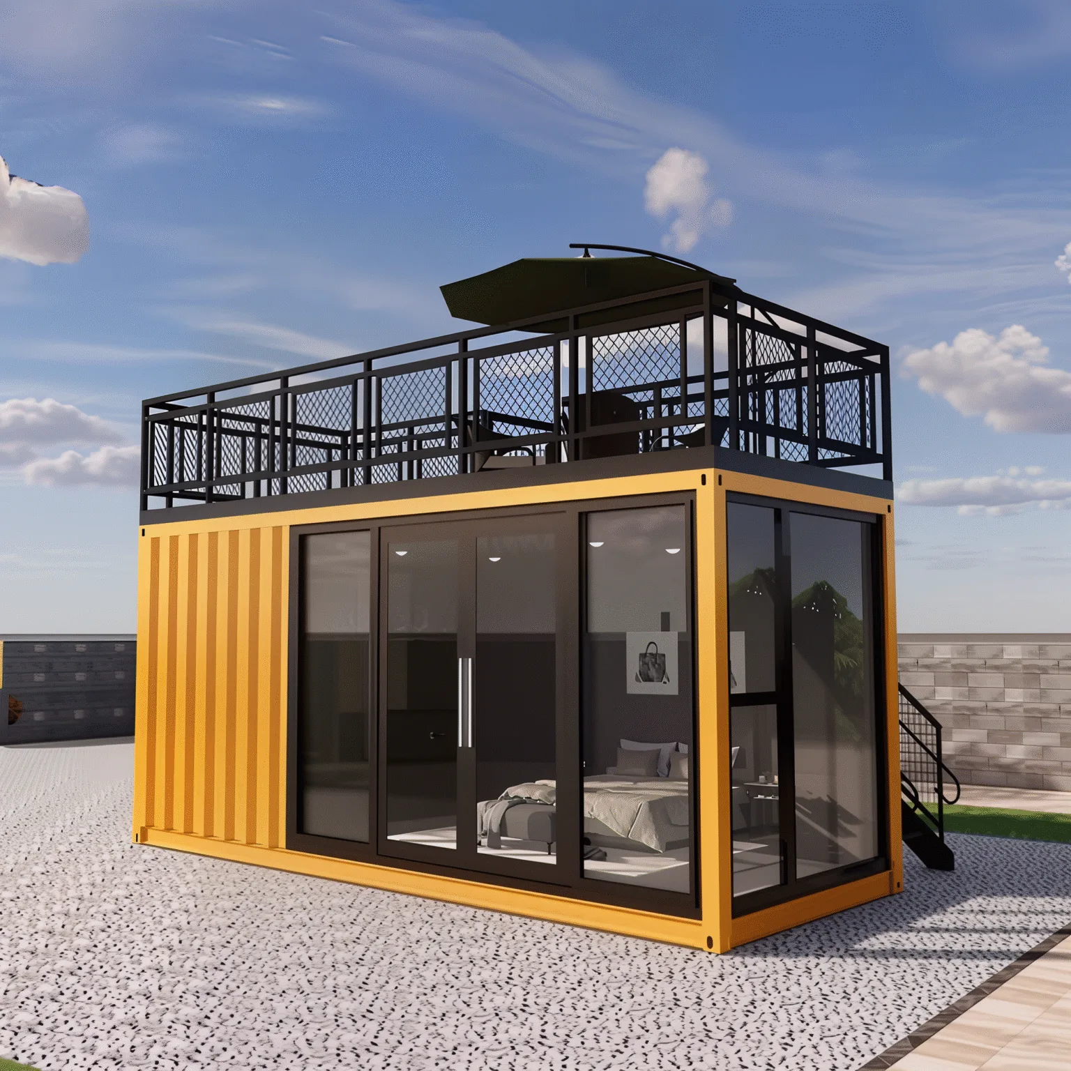 High Quality 20ft Prefab Shipping Container House for Sale - photo 1