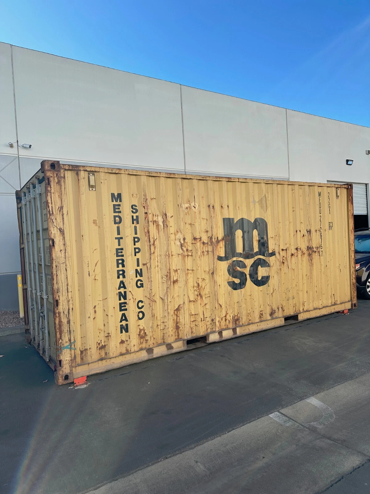 20ft Conex Shipping & Storage Container - Yellow/Gold - photo 5