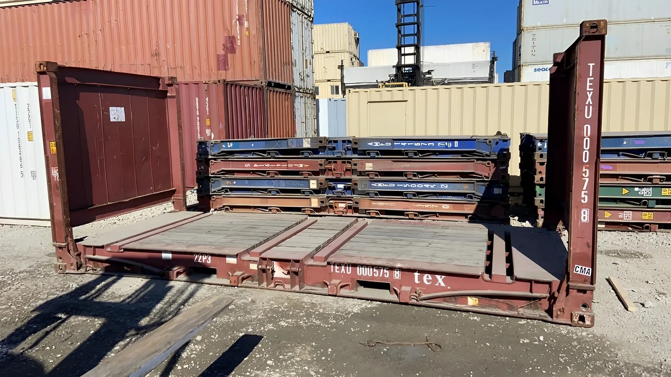 20ft Flat Rack Container for Sale - photo 4