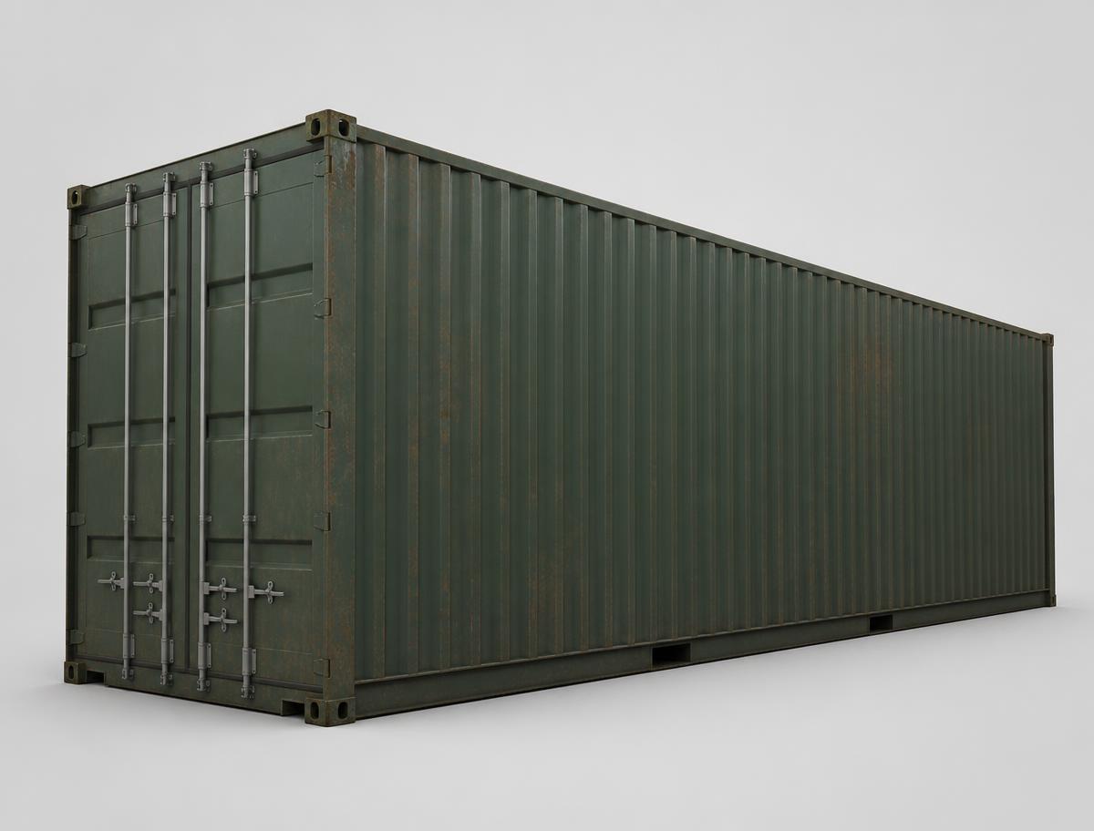 Used 40ft High Cube Shipping Container (WWT) - photo 1