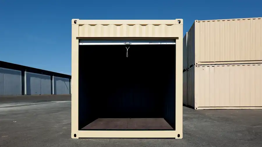 10ft refurbished high cube storage container with roll-up door