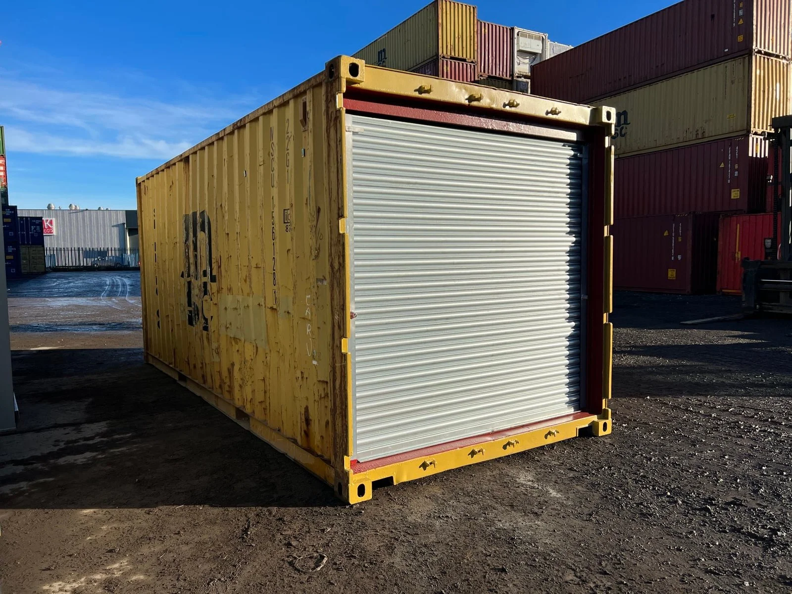 20ft Shipping Container With Roller Shutter Door For Sale - photo 2