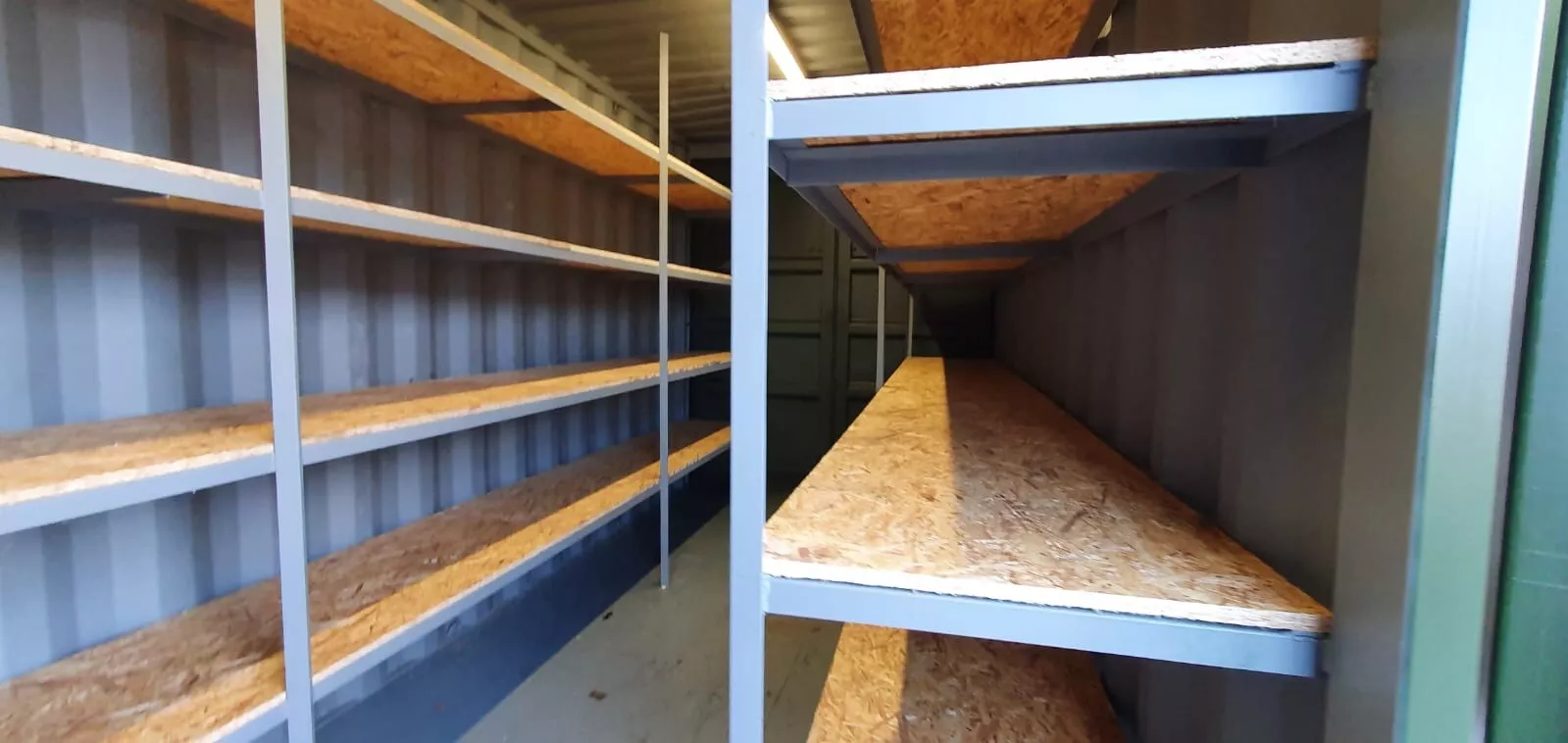 20ft High Cube Container With Anti-Condensation, Lighting & Shelving - photo 5