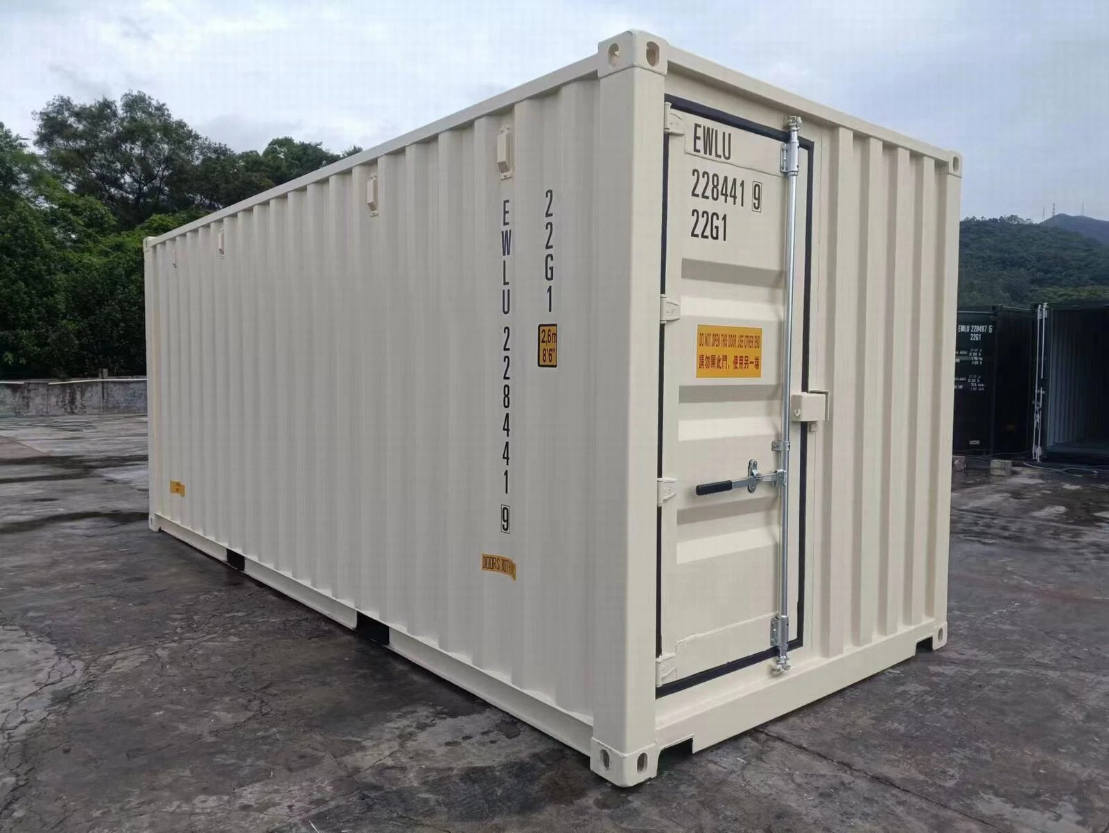 20ft One-Trip Shipping Container - Triple Door Access - photo 2